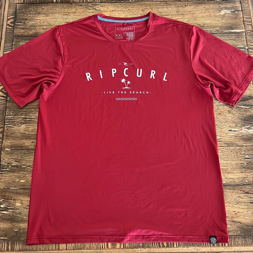 Rip Curl Burgundy S/L Rashguard